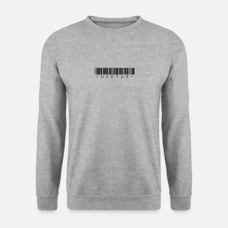 Doktor - Unisex Pullover - Weißgrau meliert