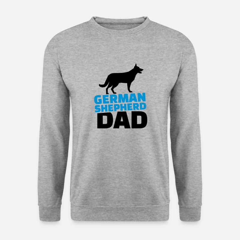 German shepherd Dad - Unisex Sweatshirt - salt & pepper