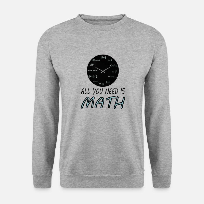Math math - Unisex Sweatshirt - salt & pepper