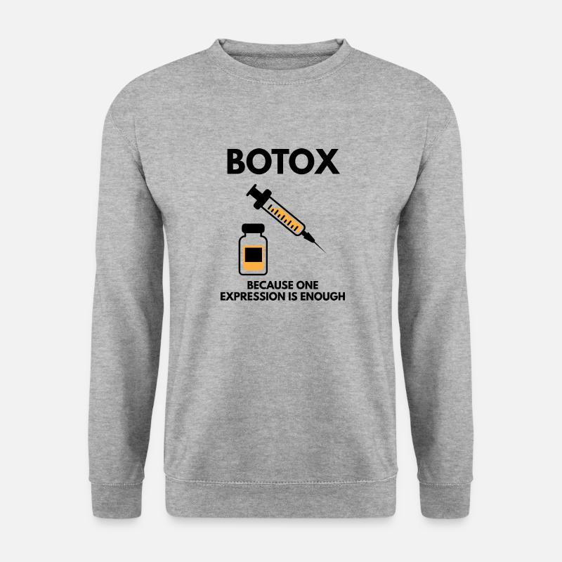 Botox - Unisex Pullover - Weißgrau meliert