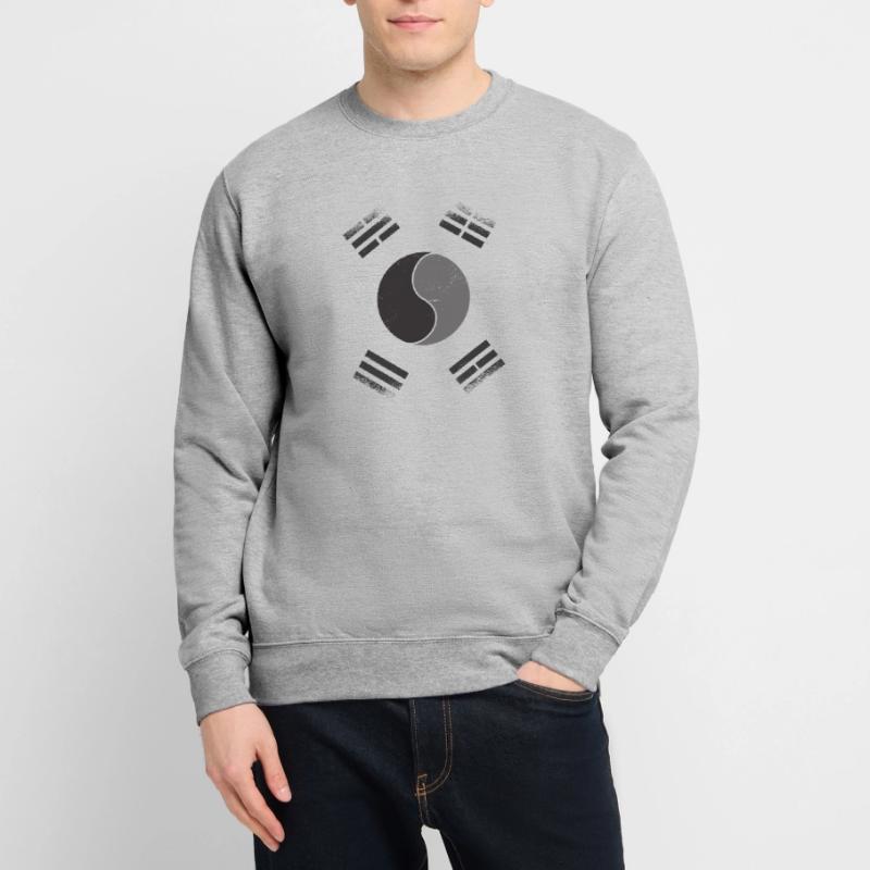 Corée Corée Du Sud Drapeau de la Corée du Sud Sweat-shirt Unisexe