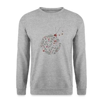 Bauble - Unisex Sweatshirt - salt & pepper - Front - Alina (178cm) & Michal (187cm)