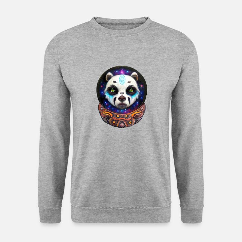 Space Panda - Unisex Sweatshirt - salt & pepper