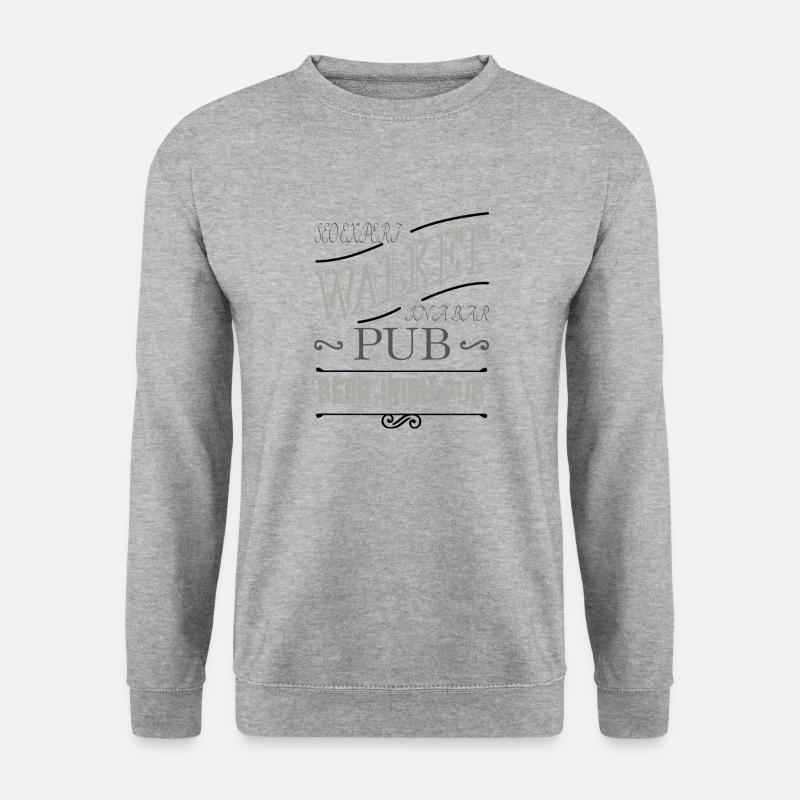 fathersday computer scientist computer science - Unisex Pullover - Weißgrau meliert