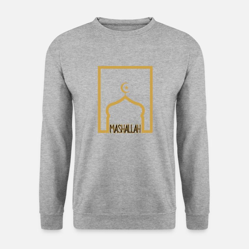 Mashalla - Unisex Pullover - Weißgrau meliert