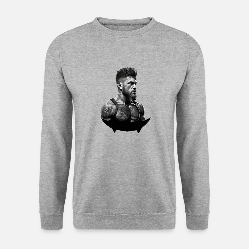 MMA - Unisex Pullover - Weißgrau meliert