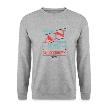 Electricien Bavoir Ordinateur Travail Fil électrique - Sweat-shirt Unisexe - gris chiné - Devant - Alina (178cm) & Michal (187cm)
