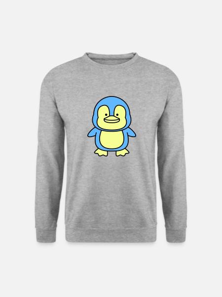 Penguin Comic - Unisex Sweatshirt - salt & pepper