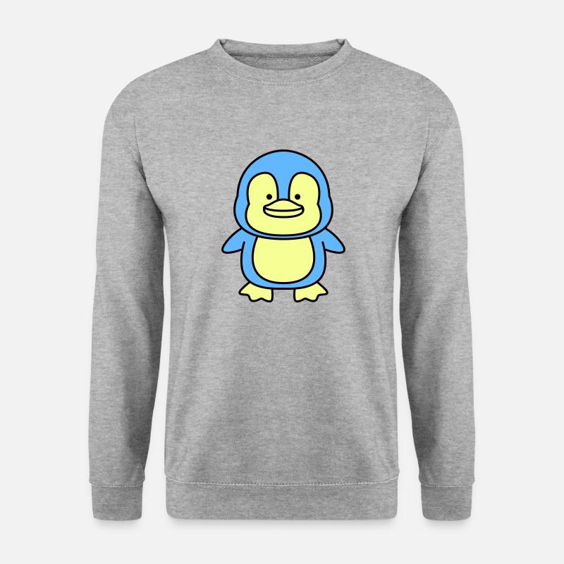 Penguin Comic - Unisex Sweatshirt - salt & pepper