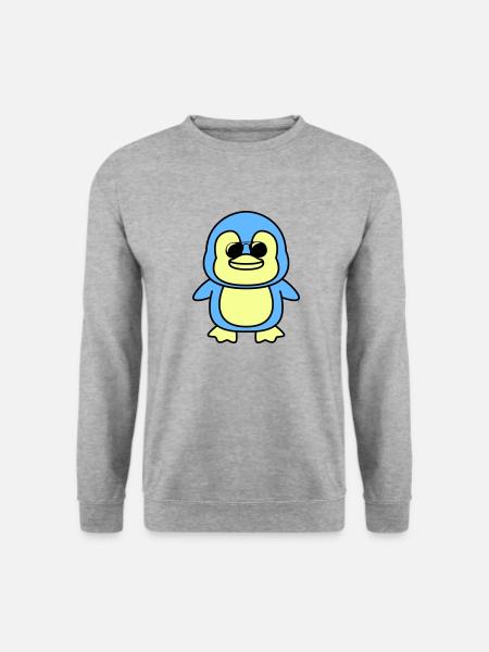 Penguin Comic Cool - Unisex Sweatshirt - salt & pepper