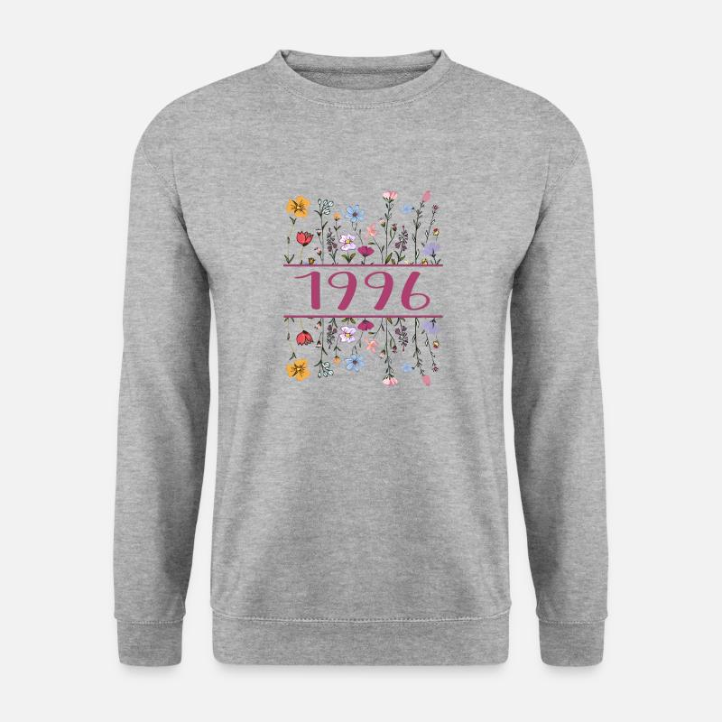 1996 Legendär Seit 1996 Geburtstag 1996 Frauen - Unisex Pullover - Weißgrau meliert