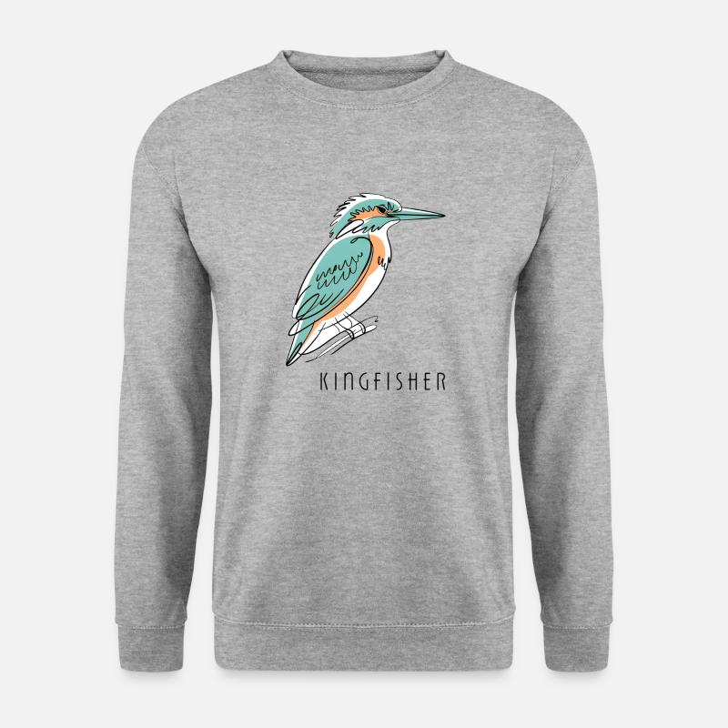 Kingfisher Eisvogel - Unisex Sweatshirt - salt & pepper