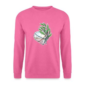 Crystal heart - Unisex Sweatshirt - pink - Front