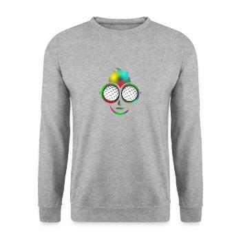 Golf Ball lunettes de soleil cadeau d'été Golf shirt - Sweat-shirt Unisexe - gris chiné - Devant - Alina (178cm) & Michal (187cm)