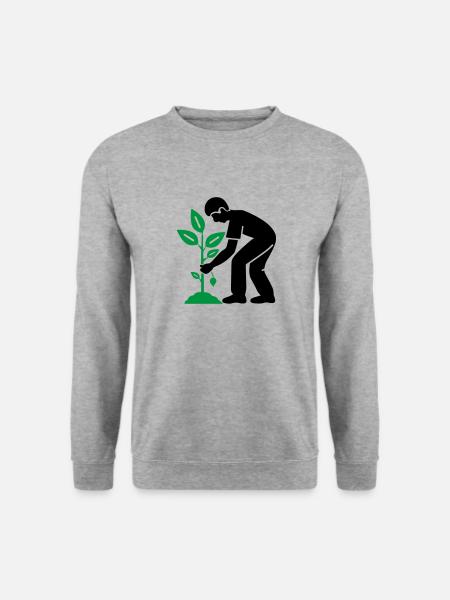 Tree Plants Garden Environment - Unisex Sweatshirt - salt & pepper
