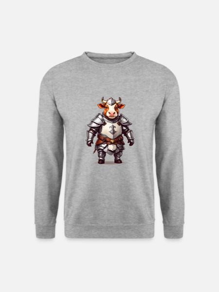 Sir Loin - Funny Cow Sticker - Unisex Sweatshirt - salt & pepper