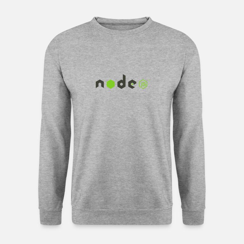 Node JS - Unisex Sweatshirt - salt & pepper