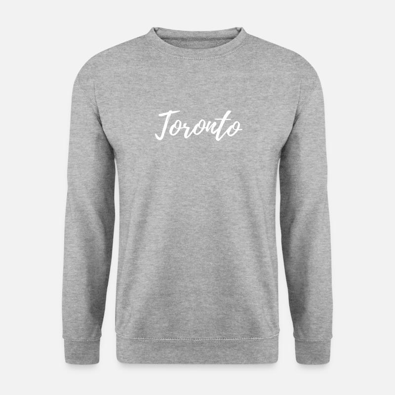 Toronto - Unisex Pullover - Weißgrau meliert