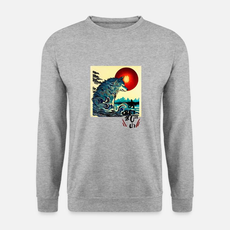 Wolf - Unisex Sweatshirt - salt & pepper