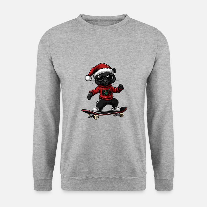 Panther Christmas Funny - Unisex Sweatshirt - salt & pepper