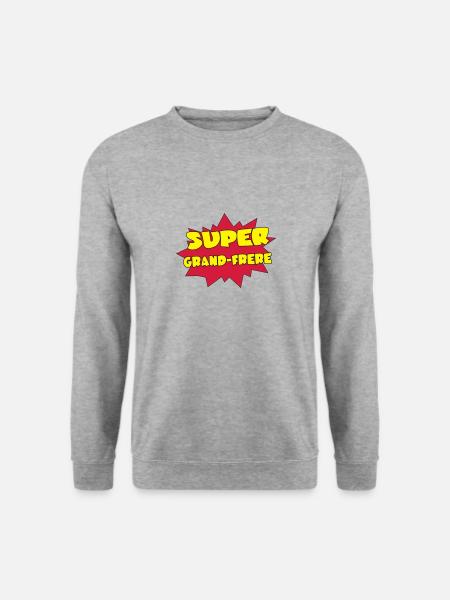 Super GRAND-FRERE - Sweat-shirt Unisexe - gris chiné