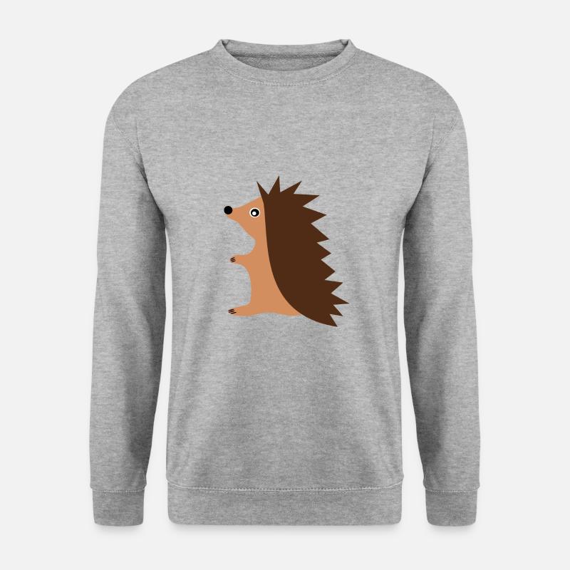Hérisson - Sweat-shirt Unisexe - gris chiné
