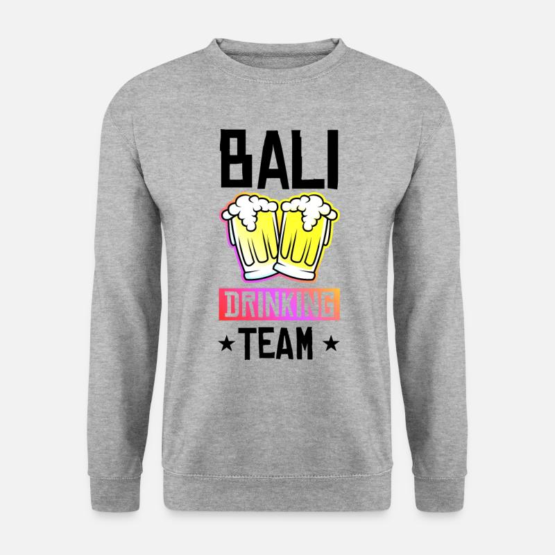 Bali Drinking Team - Unisex Sweatshirt - salt & pepper