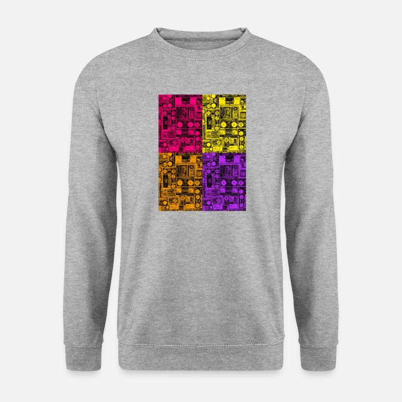 Musik für immer! - Unisex Pullover - Weißgrau meliert