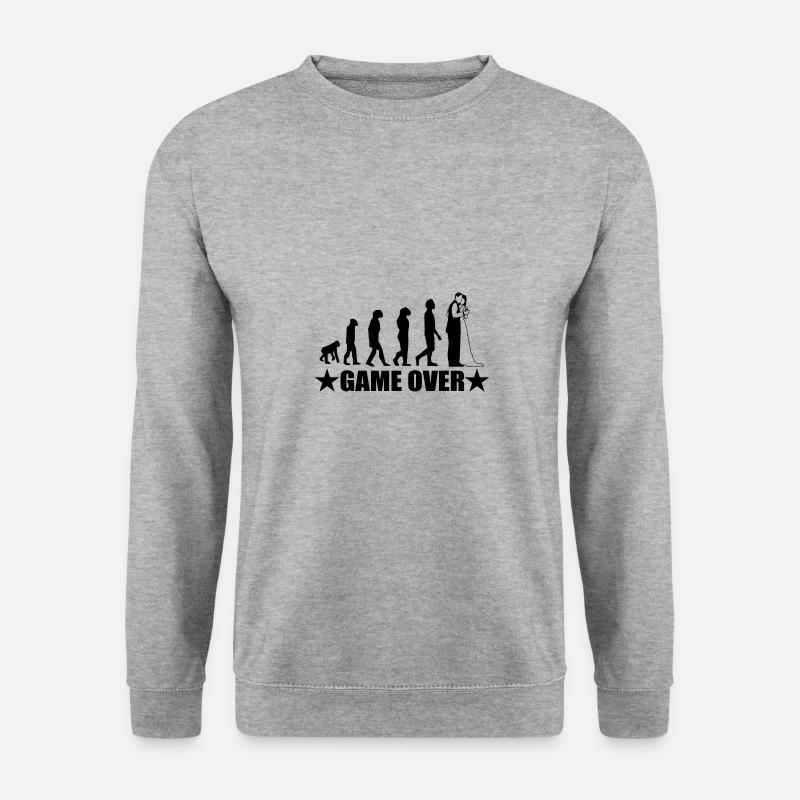 Junggesellenabschied - Unisex Pullover - Weißgrau meliert
