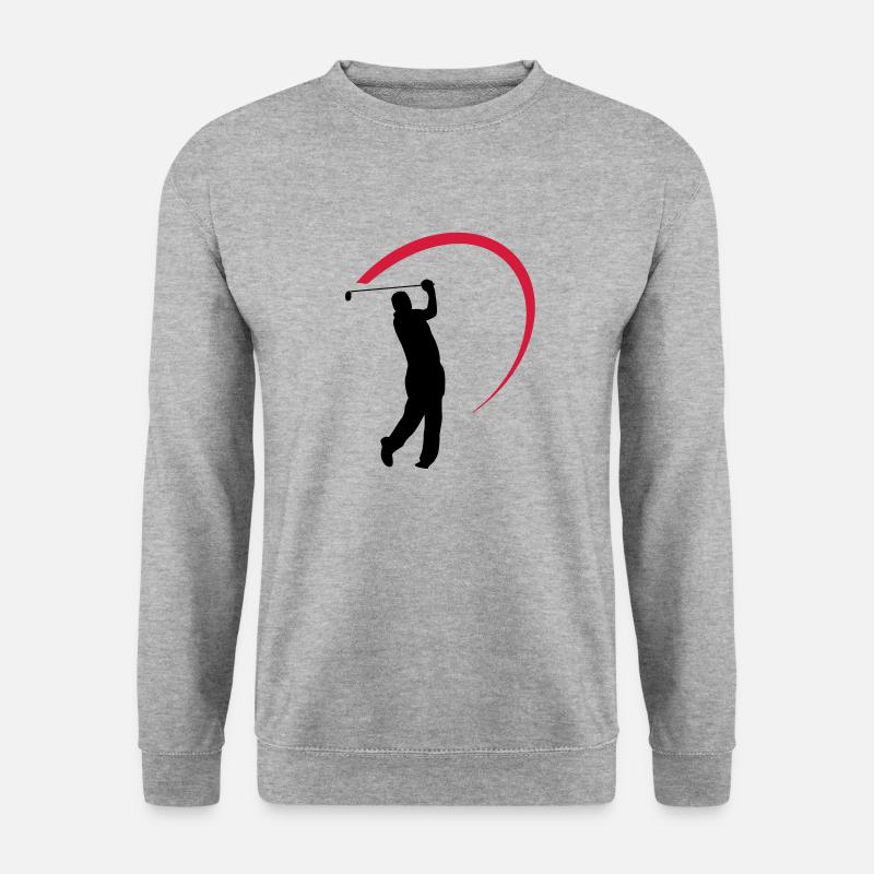 golf - Unisex Pullover - Weißgrau meliert