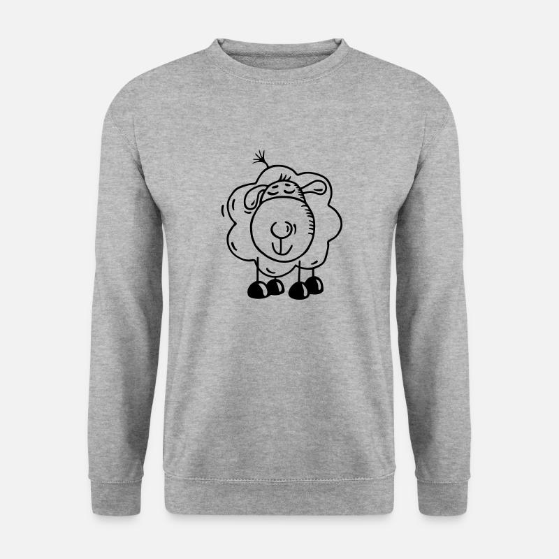 Dreaming sheep - Unisex Sweatshirt - salt & pepper