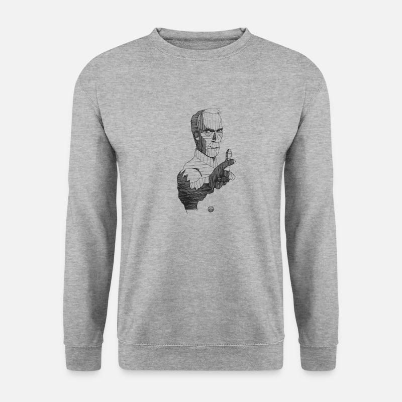 GRAND TORINO - Unisex Pullover - Weißgrau meliert
