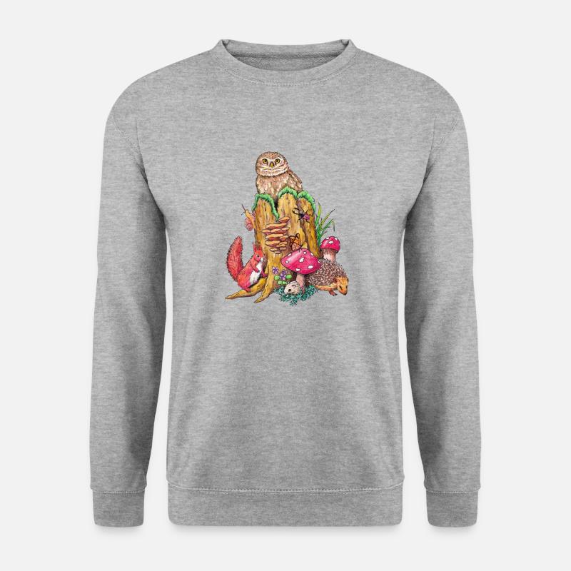 Forest animals - Unisex Sweatshirt - salt & pepper