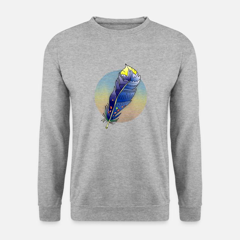 Feather - Unisex Sweatshirt - salt & pepper