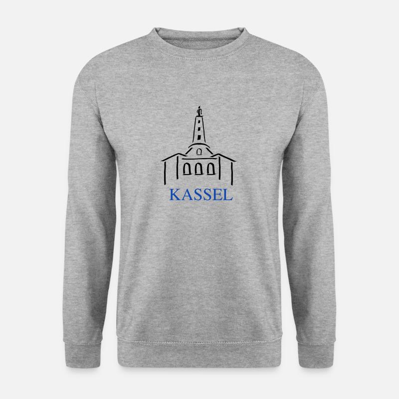 HERCULES Kassel - Unisex Pullover - Weißgrau meliert