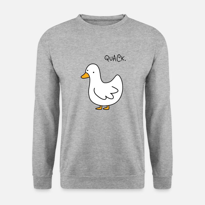 Gans - Unisex Pullover - Weißgrau meliert