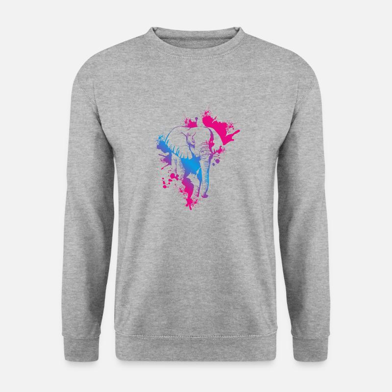 Elephant - Unisex Sweatshirt - salt & pepper