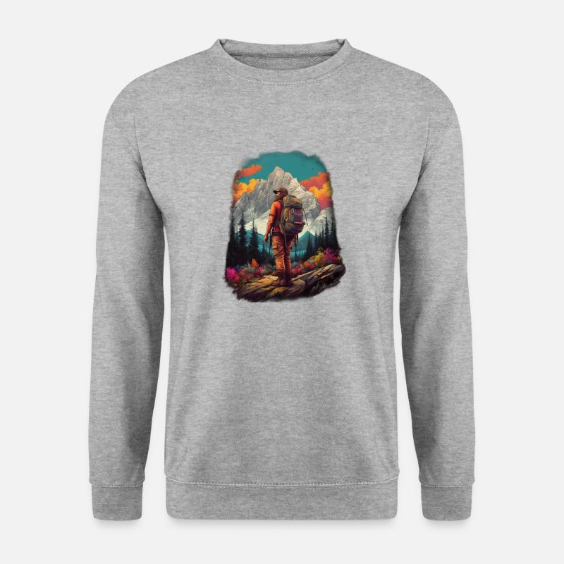 Wanderer 01 - Unisex Sweatshirt - salt & pepper