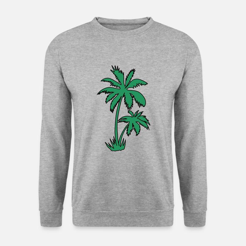 Palm tree - Unisex Sweatshirt - salt & pepper