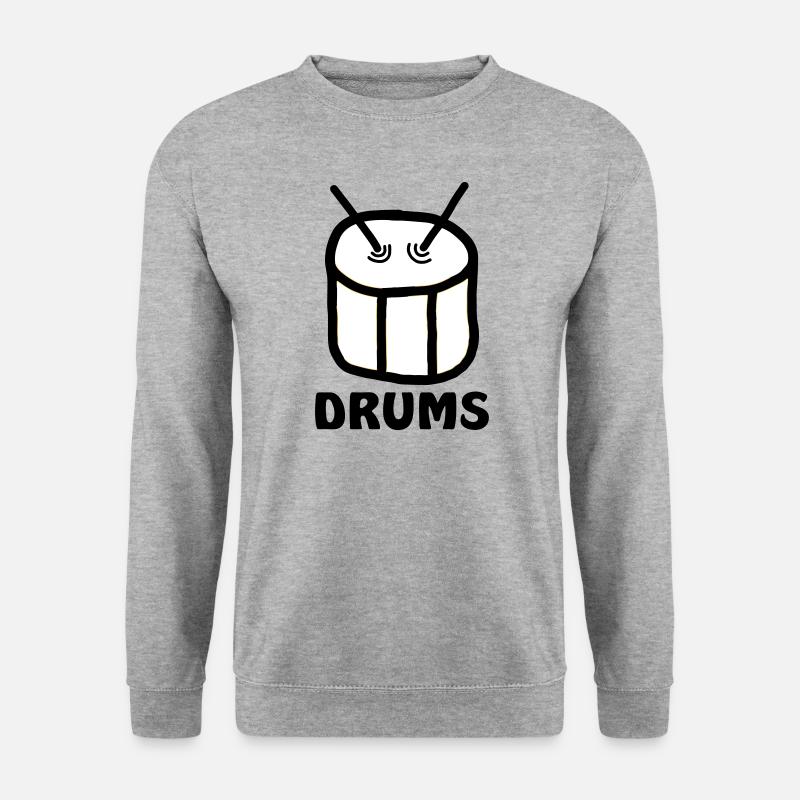 drums drums band music drum - Unisex Sweatshirt - salt & pepper