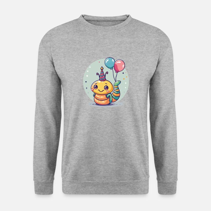Worm Birthday Baby - Unisex Sweatshirt - salt & pepper
