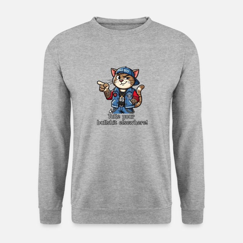 Take your bullshit elsewhere! - Unisex Sweatshirt - salt & pepper