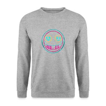 Sourire néon - Sweat-shirt Unisexe - gris chiné - Devant - Alina (178cm) & Michal (187cm)