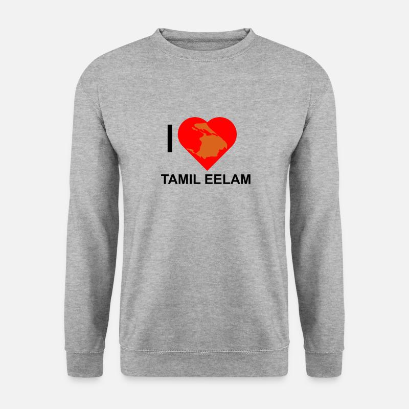 Tamil Eelam - Unisex Pullover - Weißgrau meliert