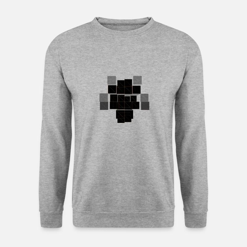 Cube - Sweat-shirt Unisexe - gris chiné