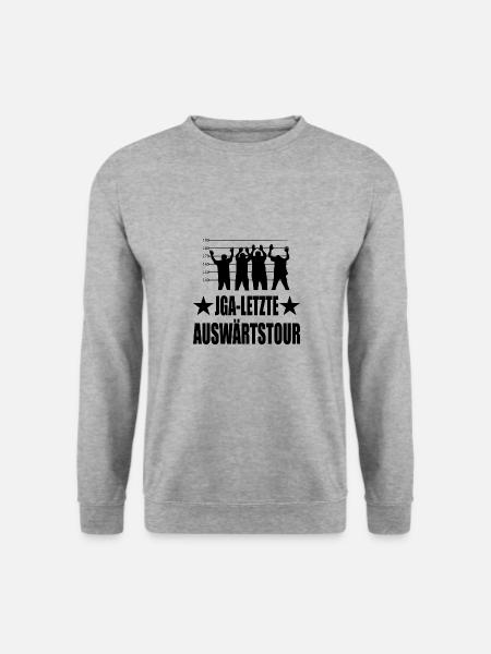 Junggesellenabschied - Unisex Pullover - Weißgrau meliert