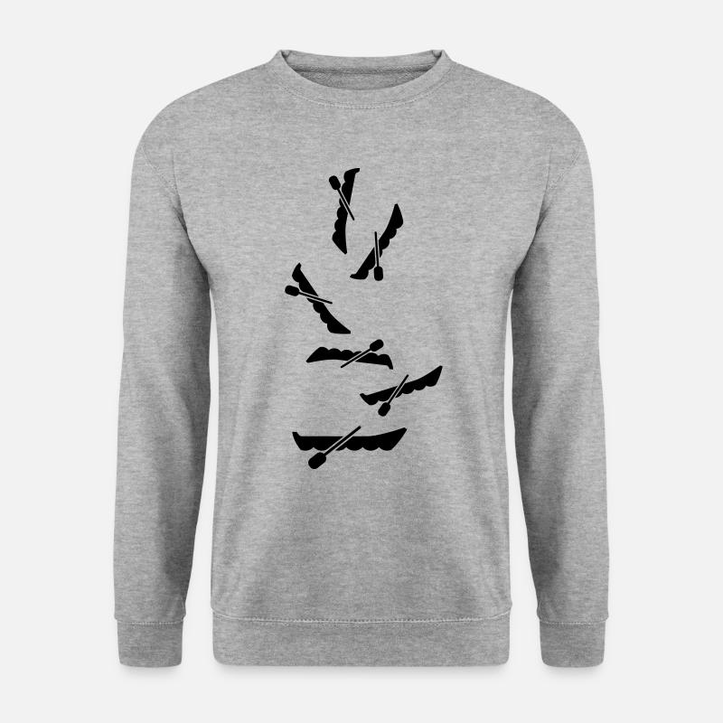 boot symbol silhouette - Unisex Sweatshirt - salt & pepper