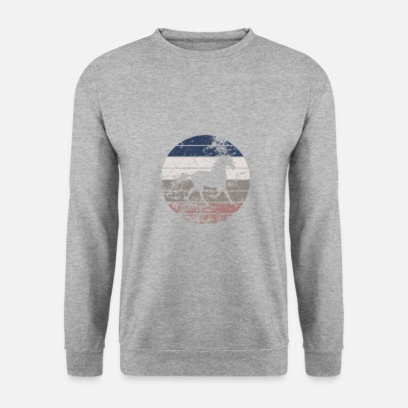 Cheval - Sweat-shirt Unisexe - gris chiné