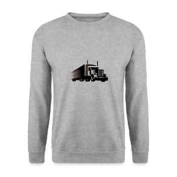 Auto Voiture Autosport - Sweat-shirt Unisexe - gris chiné - Devant - Alina (178cm) & Michal (187cm)