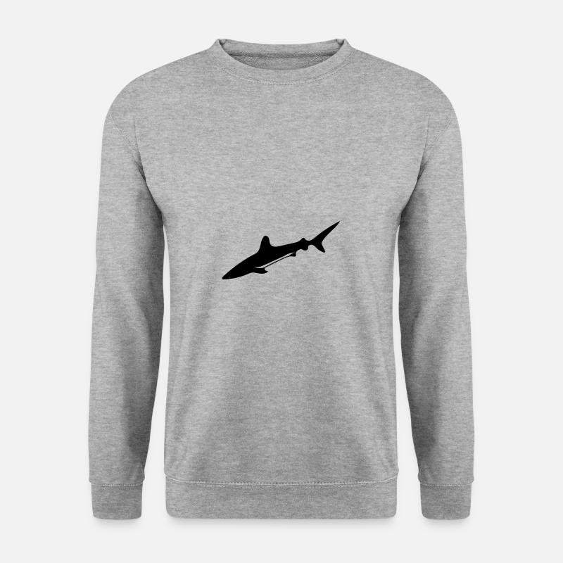 Shark - Vector Design - Unisex Sweatshirt - salt & pepper